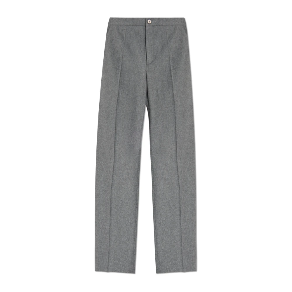 Moncler Gekreukelde broek Gray Dames