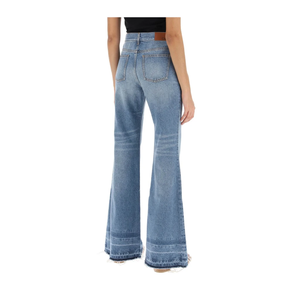 Chloé Klassieke Denim Jeans voor Dagelijks Gebruik Blue Dames