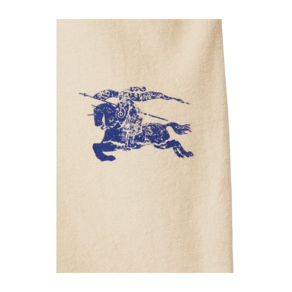Burberry Beige Towelling T-shirts en Polos Beige Heren