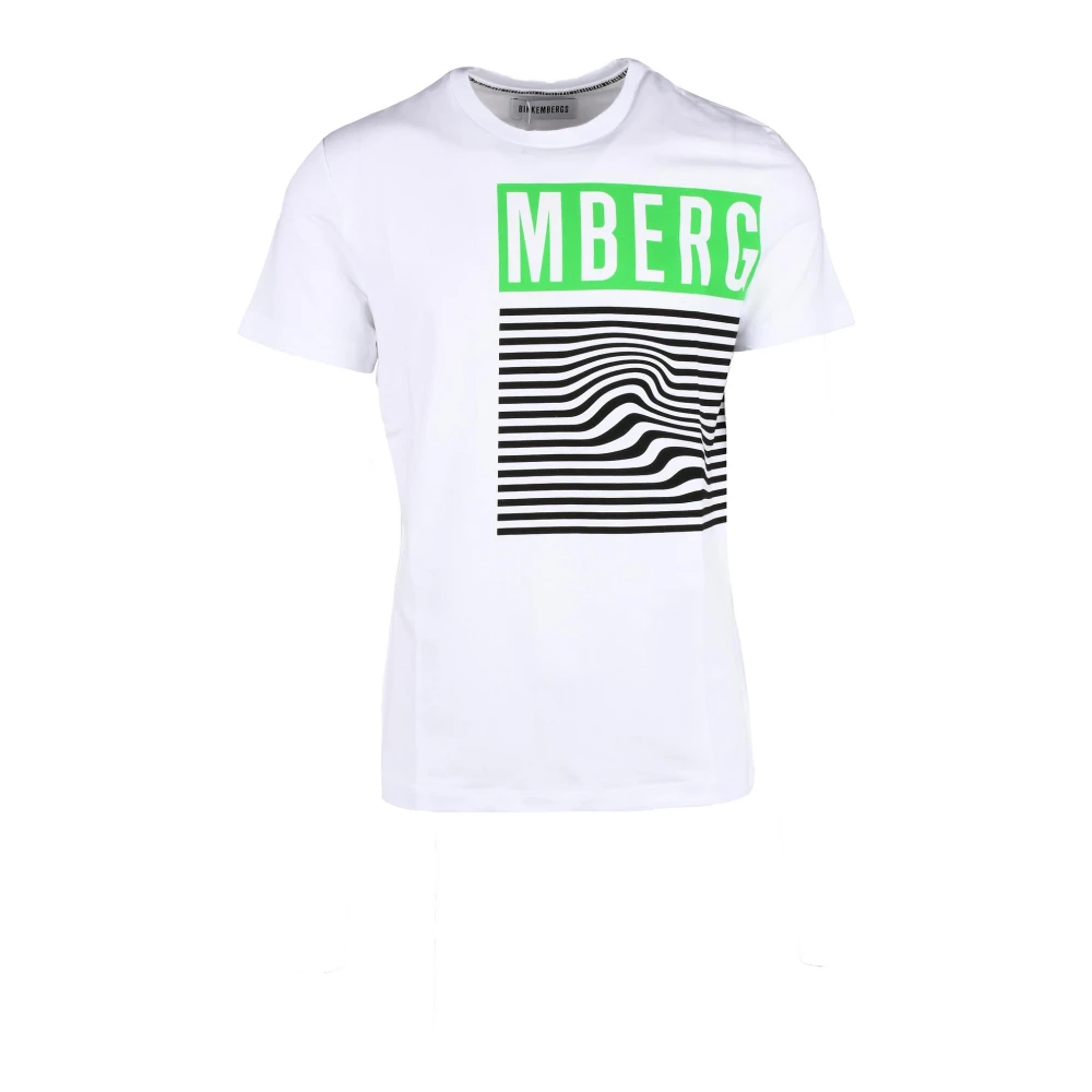 Bikkembergs Witte T-shirt voor mannen White Heren