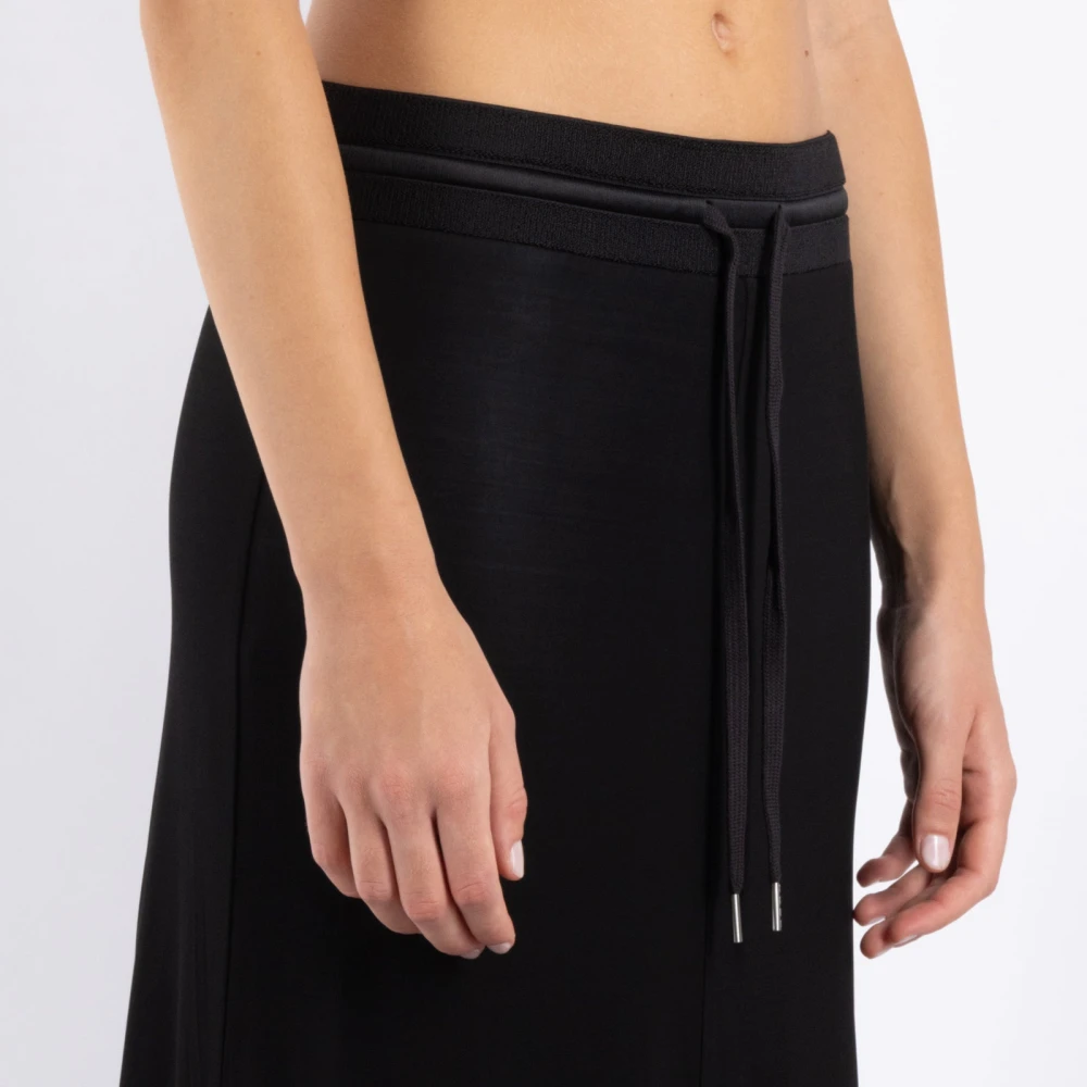 Helmut Lang Zwarte Stretchrok O07Hw302 Black Dames