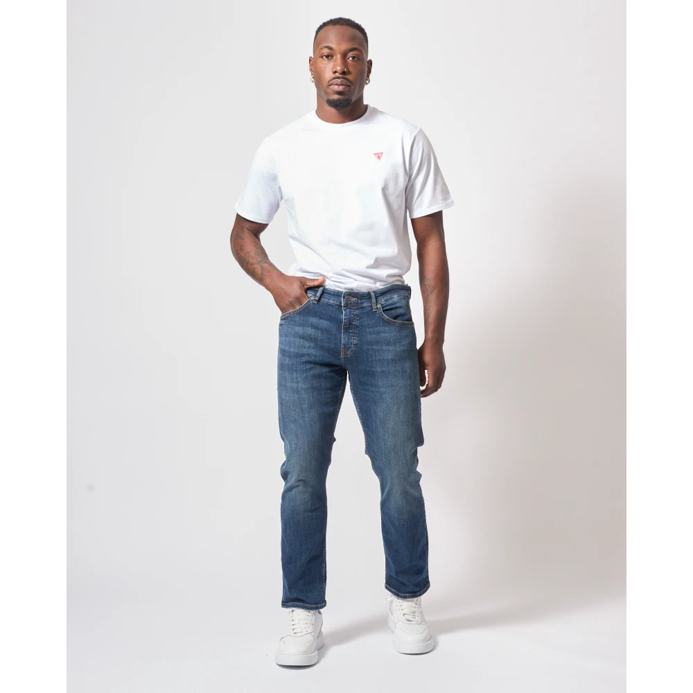 Hugo Boss Slim Fit Blauwe Jeans met NorHeren Taille Blue Heren