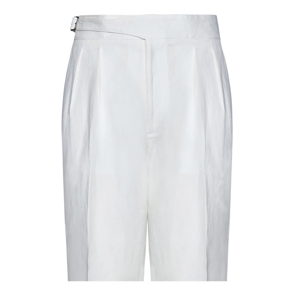 Ralph Lauren Straight Trousers White Heren