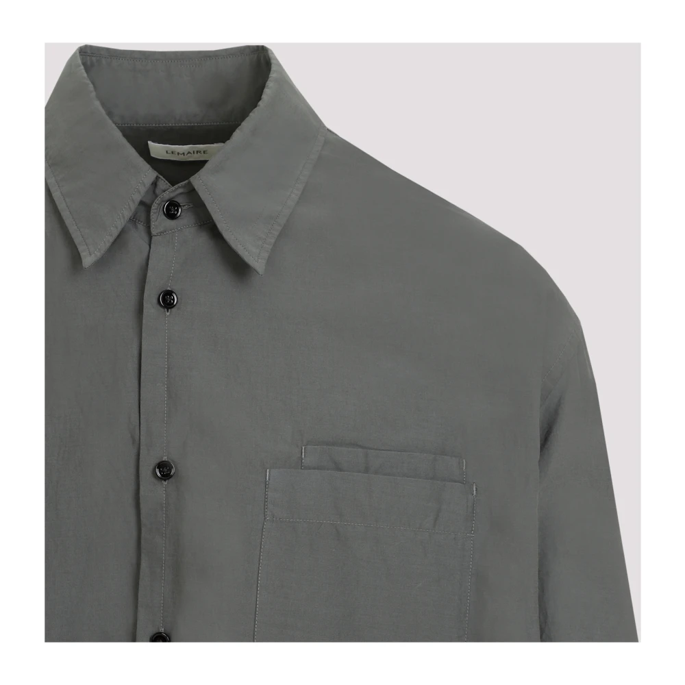 Lemaire Casual Shirts Gray Heren