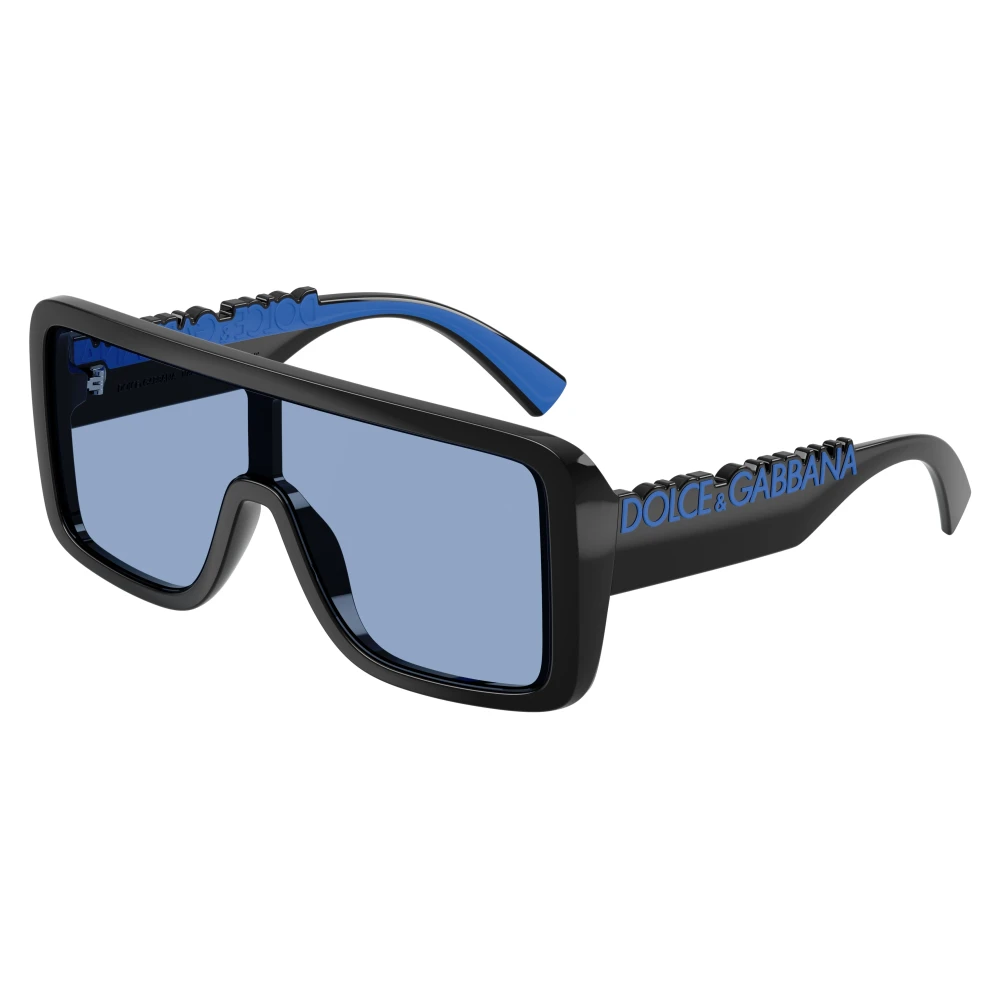 Dolce & Gabbana Unisex Black Shield Sunglasses - Sunglasses - 34 Mm - Accessories