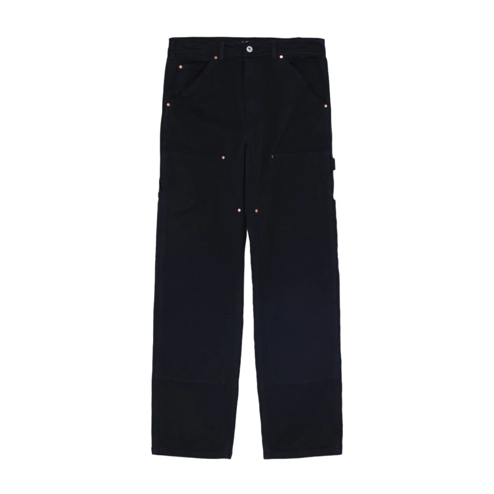 Stan Ray Dubbele Knie Katoenen Broek Zwart Black Heren
