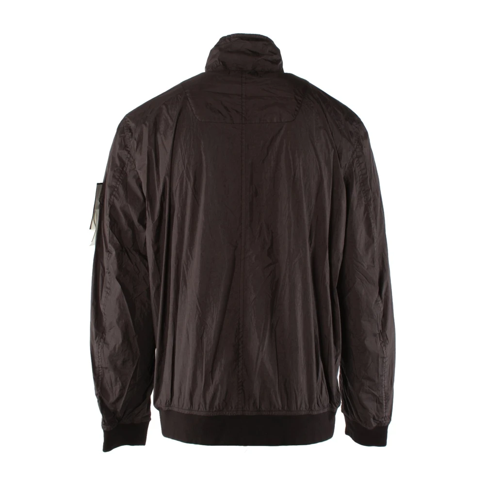 Stone Island Groene Nylon Jas Heren Stijl 801541022 Green Heren