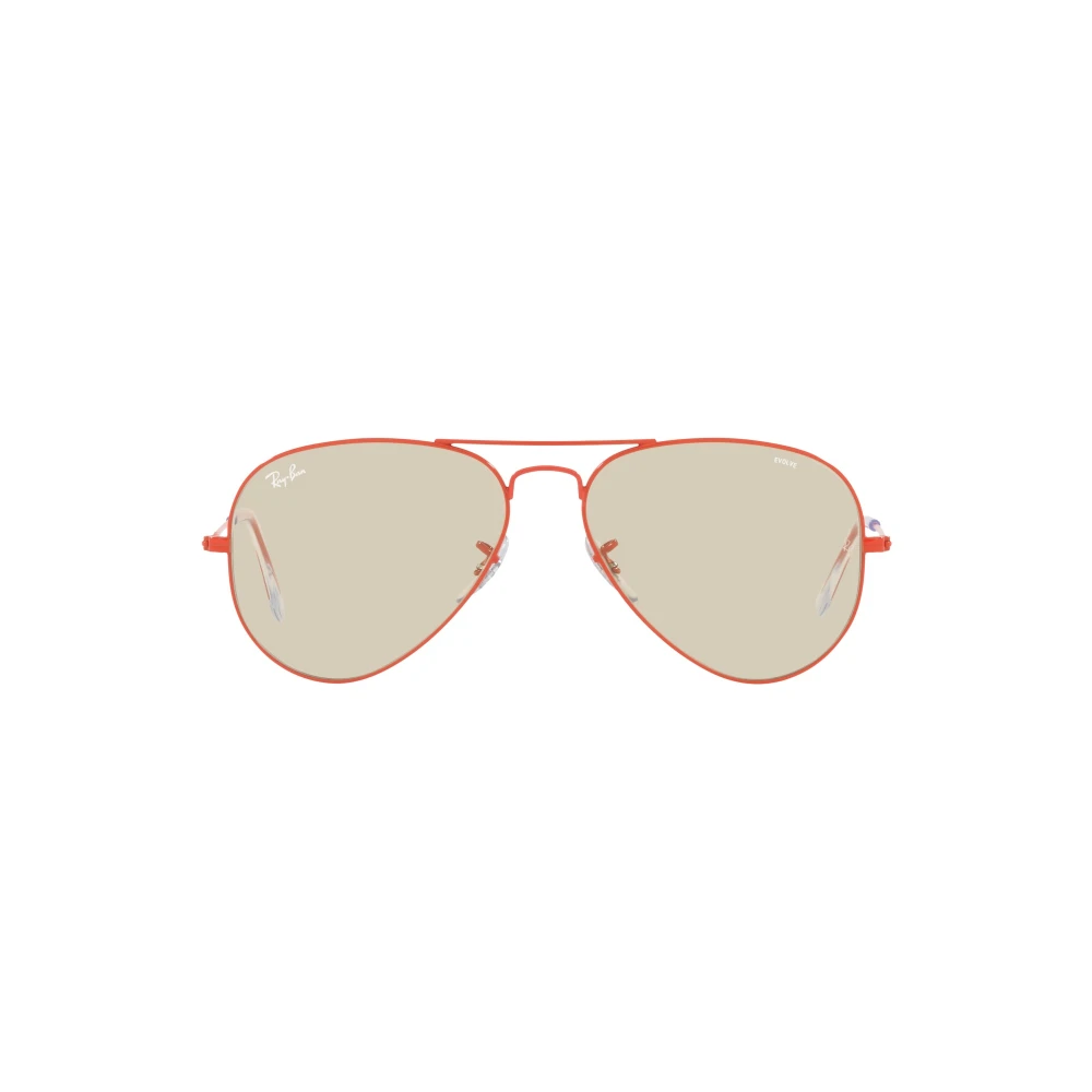 Ray-Ban Aviator Solid Evolve Röd Dam