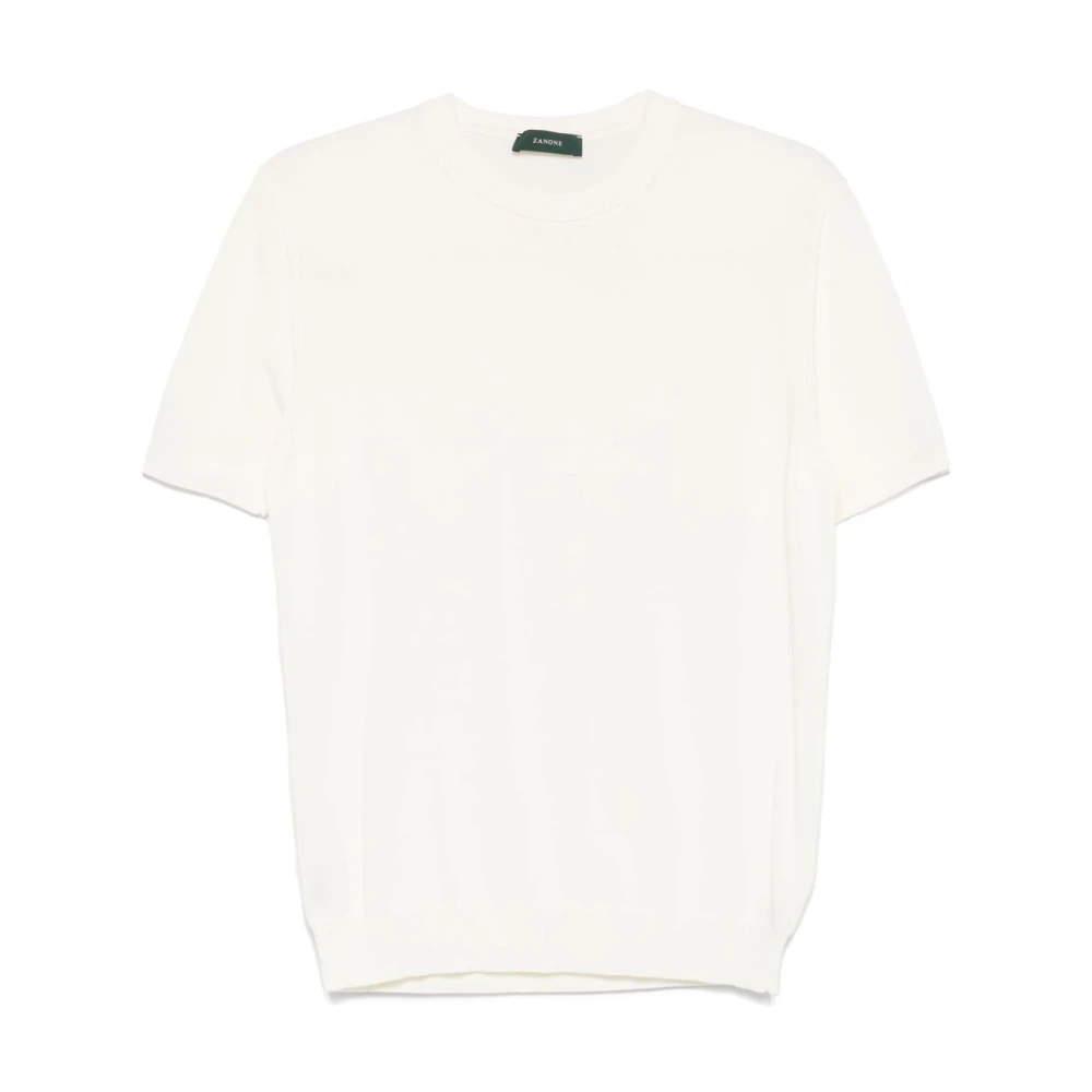 Zanone Witte T-shirts en Polos White Heren