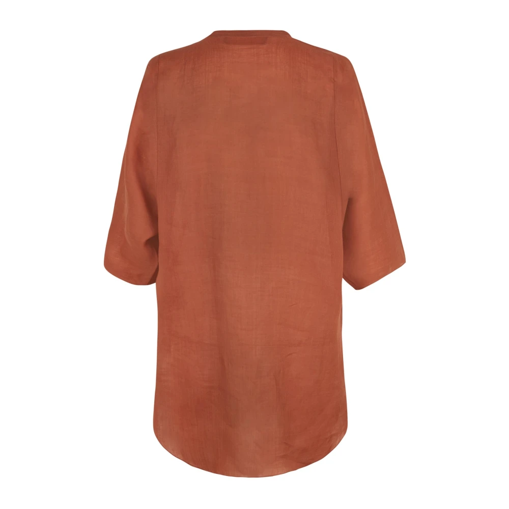 Cortana Jules top in ramio rood Red Dames
