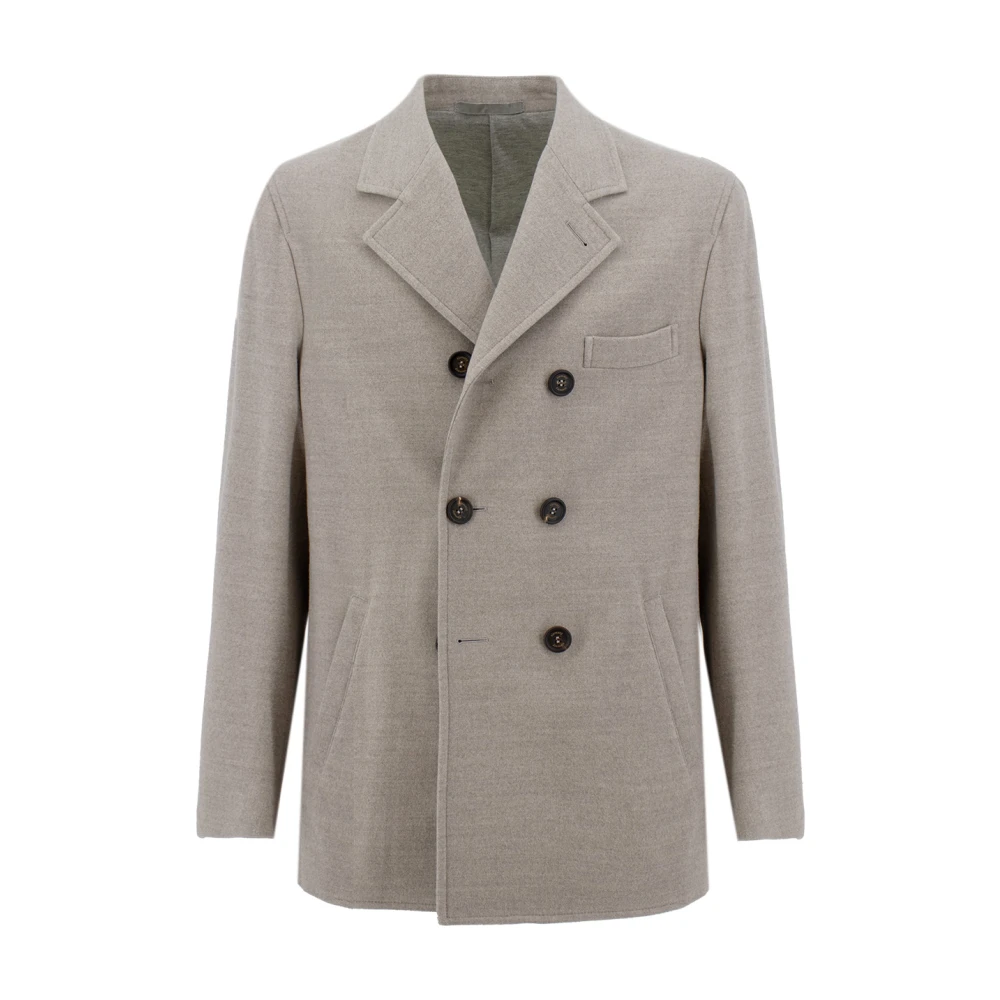 Eleventy Men's Gray Blazers, 3XL, Double-Breasted Jacket