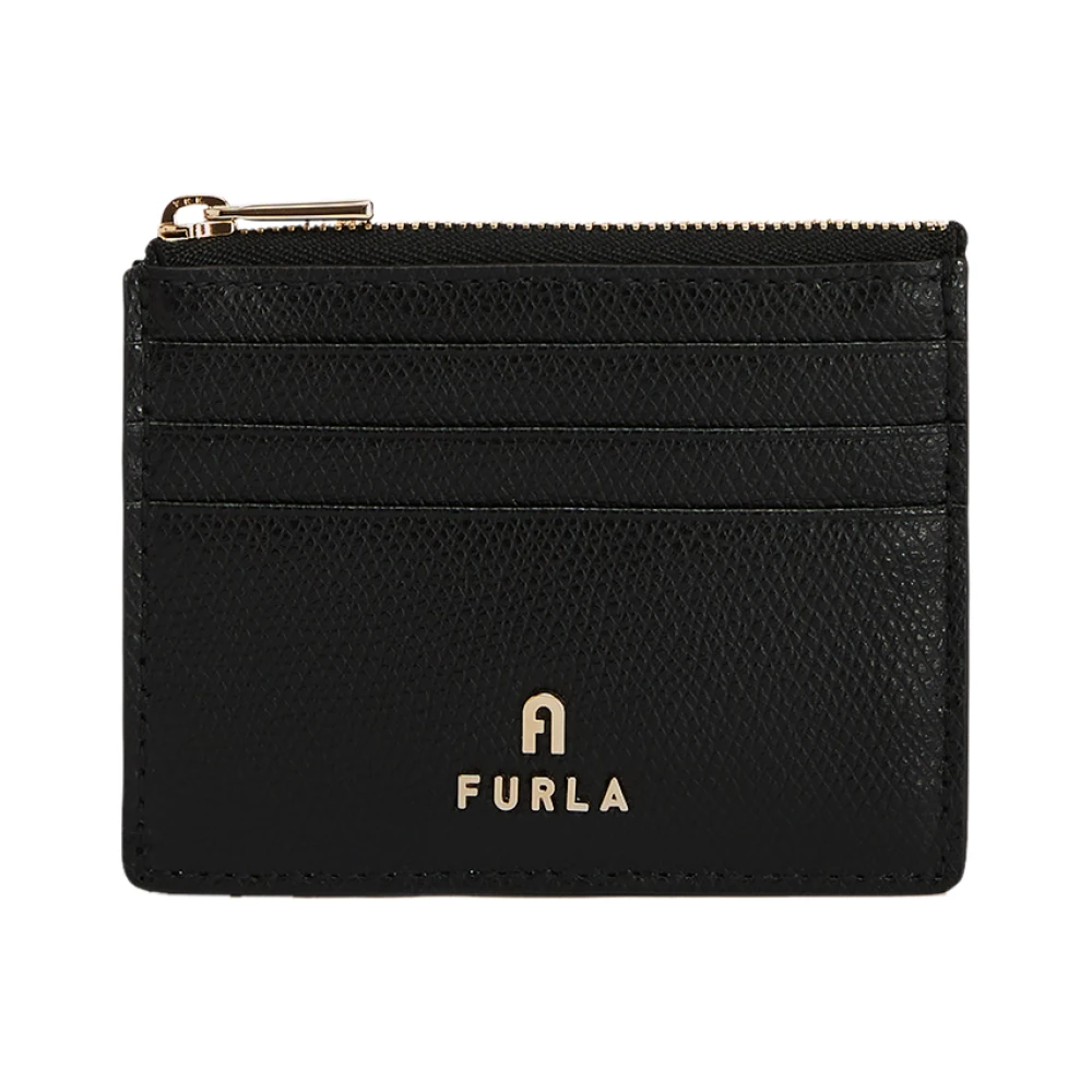 Furla Stijlvolle Camelia Kaarthouder Zwart Dames