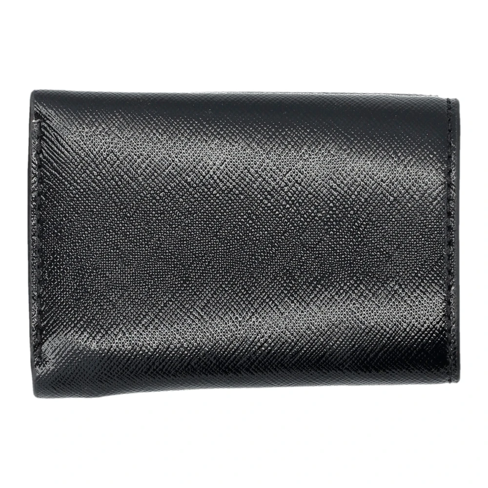 Marc Jacobs Klassieke Zwarte Leren Portemonnee Black Dames