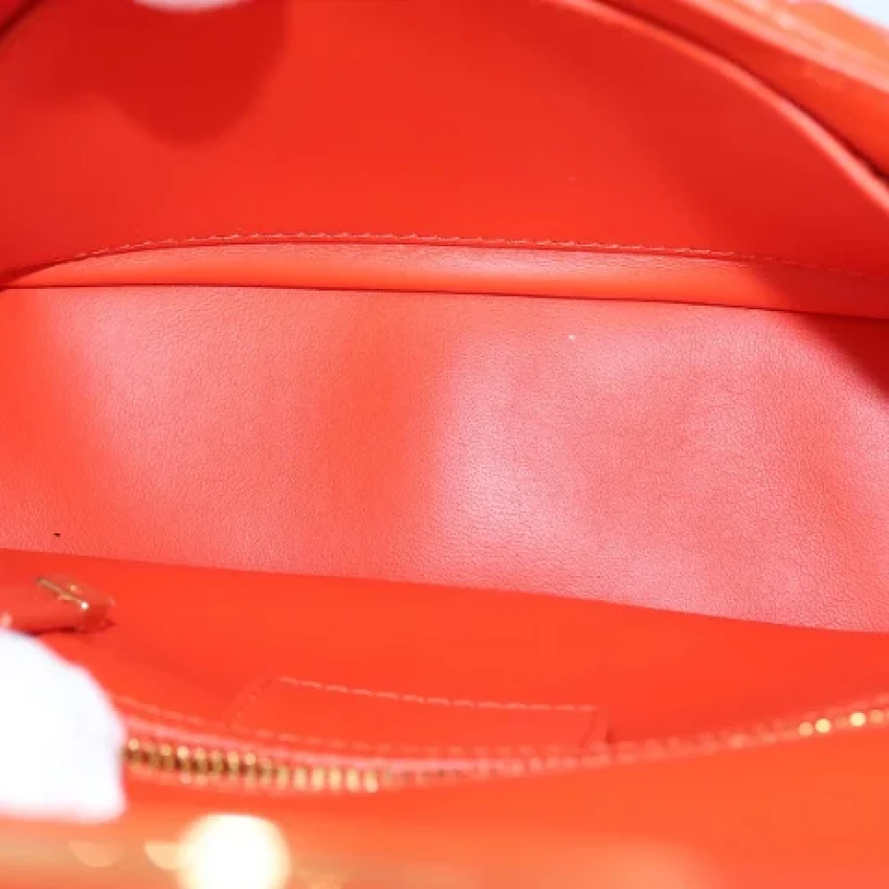 Dior Vintage Pre-owned Leather dior-bags Orange Dames
