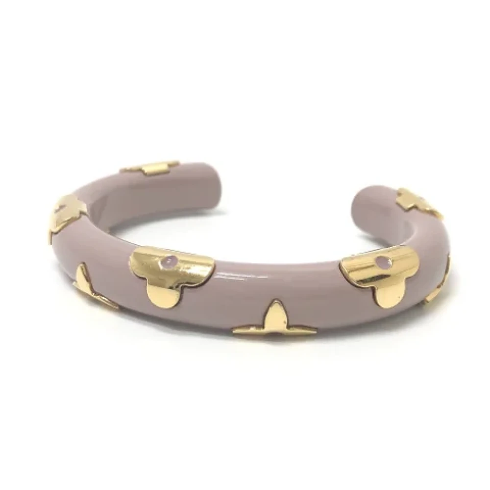 Louis Vuitton Vintage Pre-owned Metal hair-accessories Gray Dames