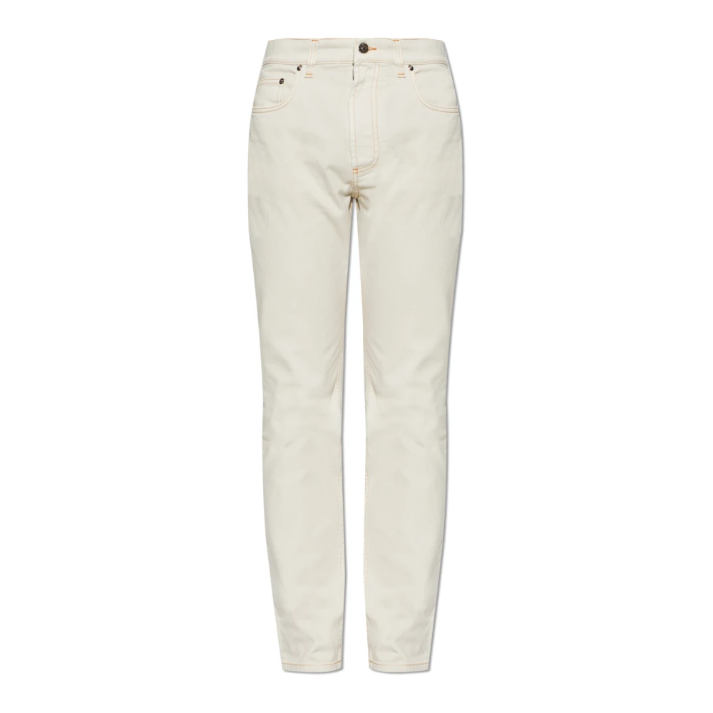 Versace Hombre Beige - Vaqueros De Pierna Ligeramente Entallada - Jeans - W32