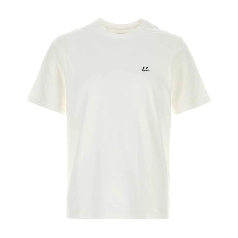 C.p. Company Men's White T-Shirts, L, Cotton T-Shirt