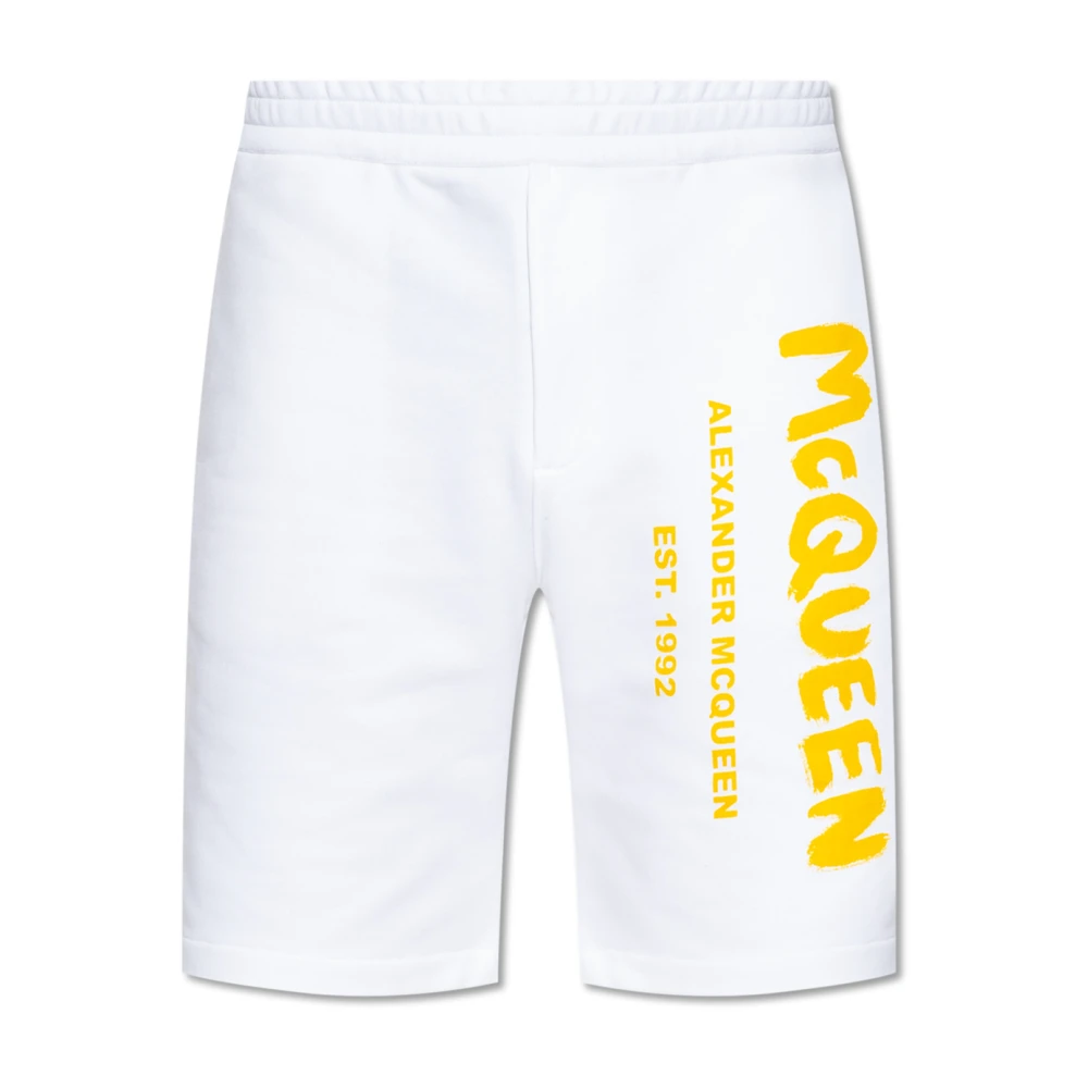 Alexander mcqueen Katoenen shorts White Heren