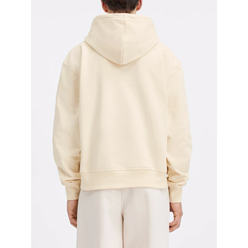 Jacquemus Geborduurde Sweatshirt Jurk Beige Dames