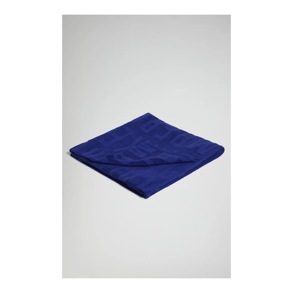Bikkembergs Strandhanddoek 100% katoen Blauw Blue Unisex
