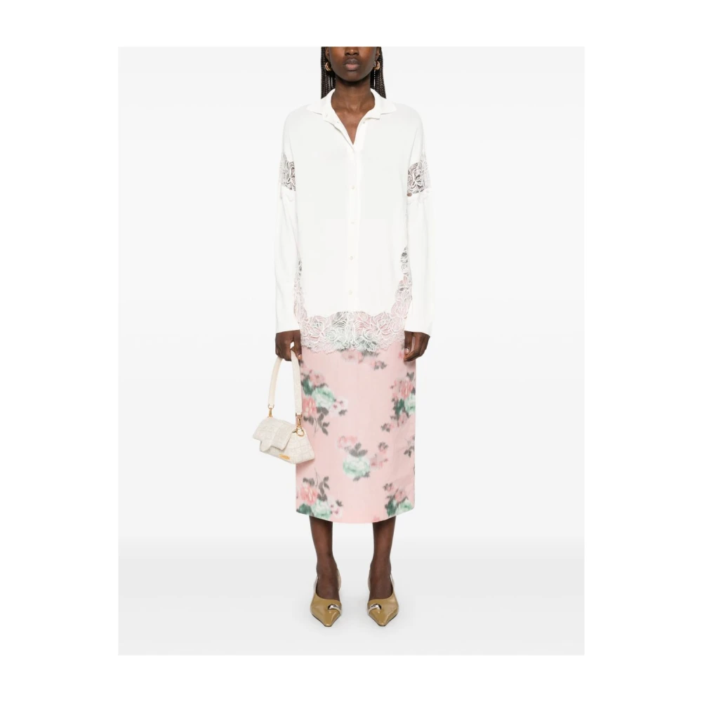 Ermanno Scervino Witte Sweater Collectie White Dames