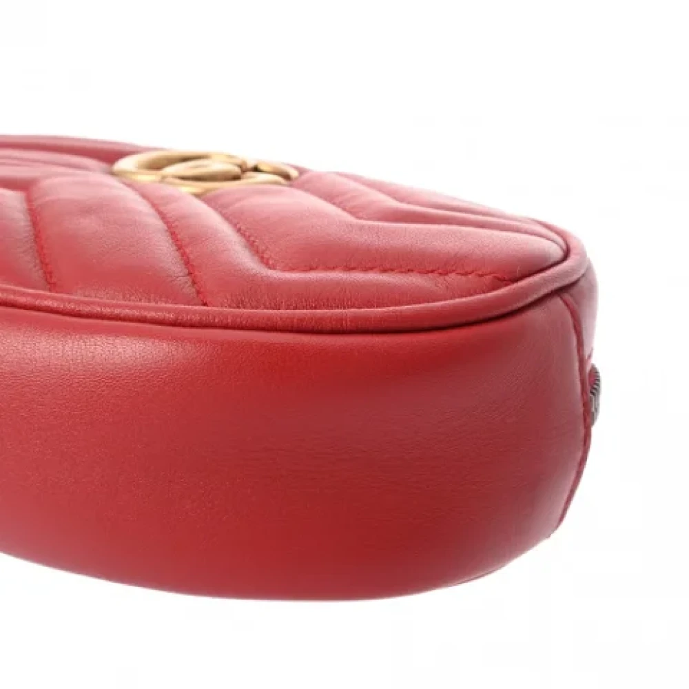 Gucci Vintage Pre-owned Fabric belts Red Dames