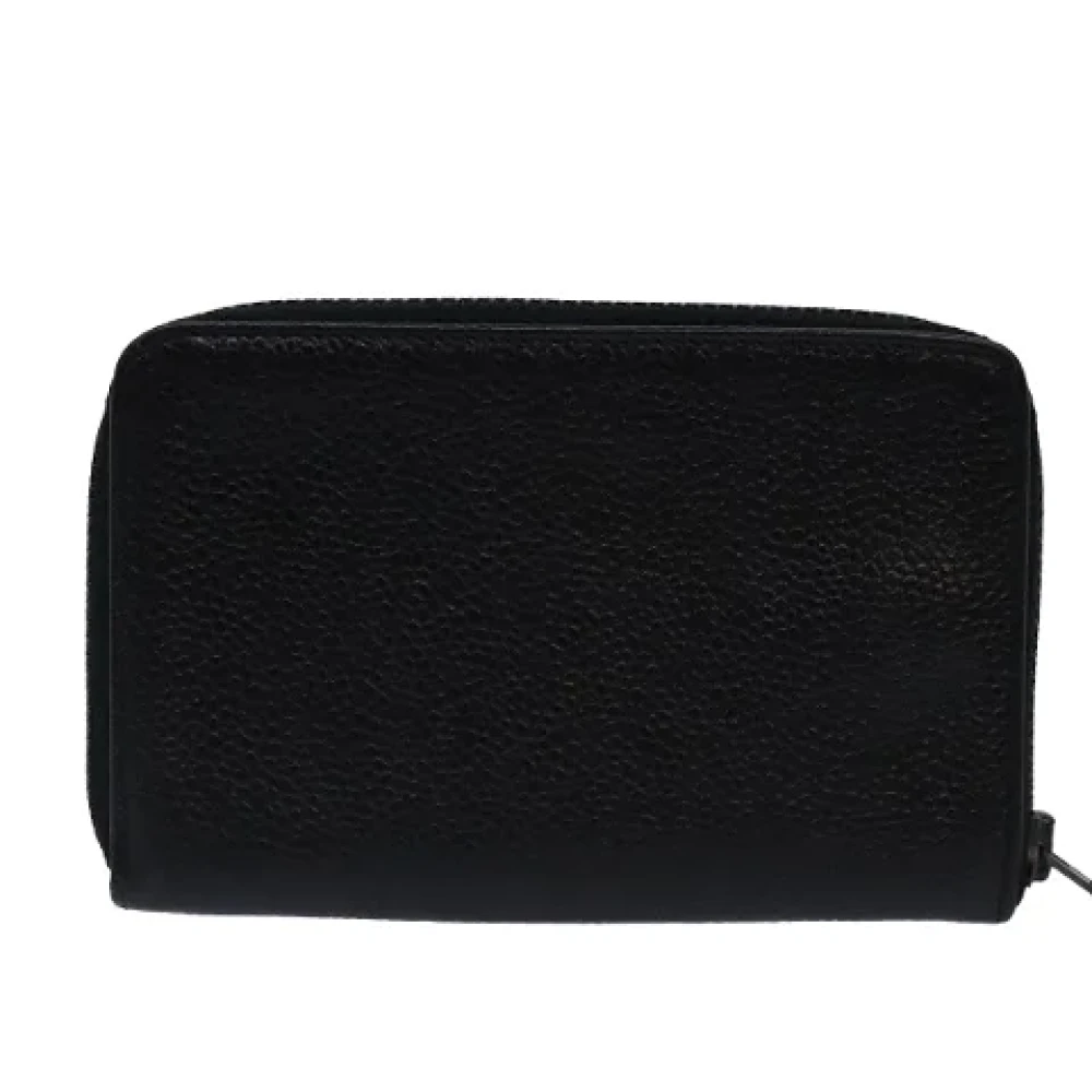 Chanel Vintage Pre-owned Leather key-holders Black Dames