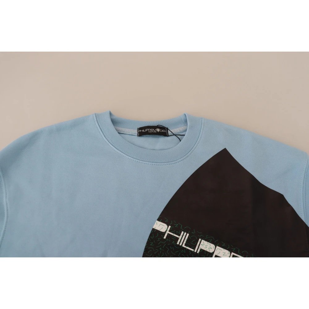 Philippe Model Elegante lichtblauwe katoenen trui Blue Dames