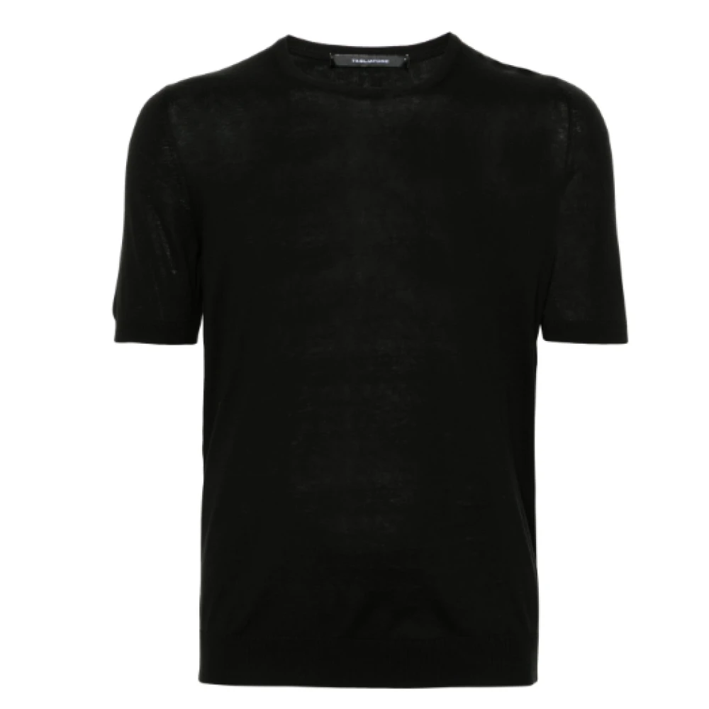 Tagliatore Stijlvolle T-shirts en Polos Black Heren