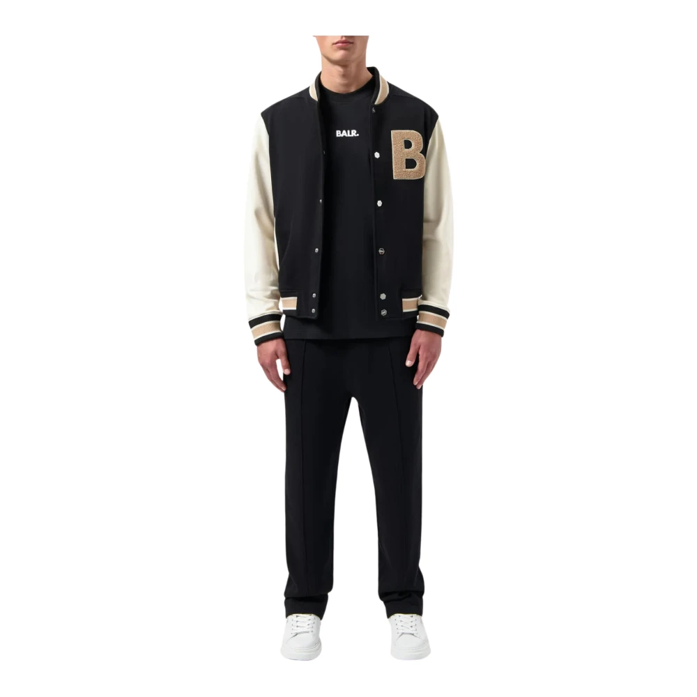 Balr. Varsity jassen in jet zwart Black Heren
