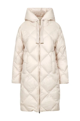 Diamond Quilted Down Jacket
