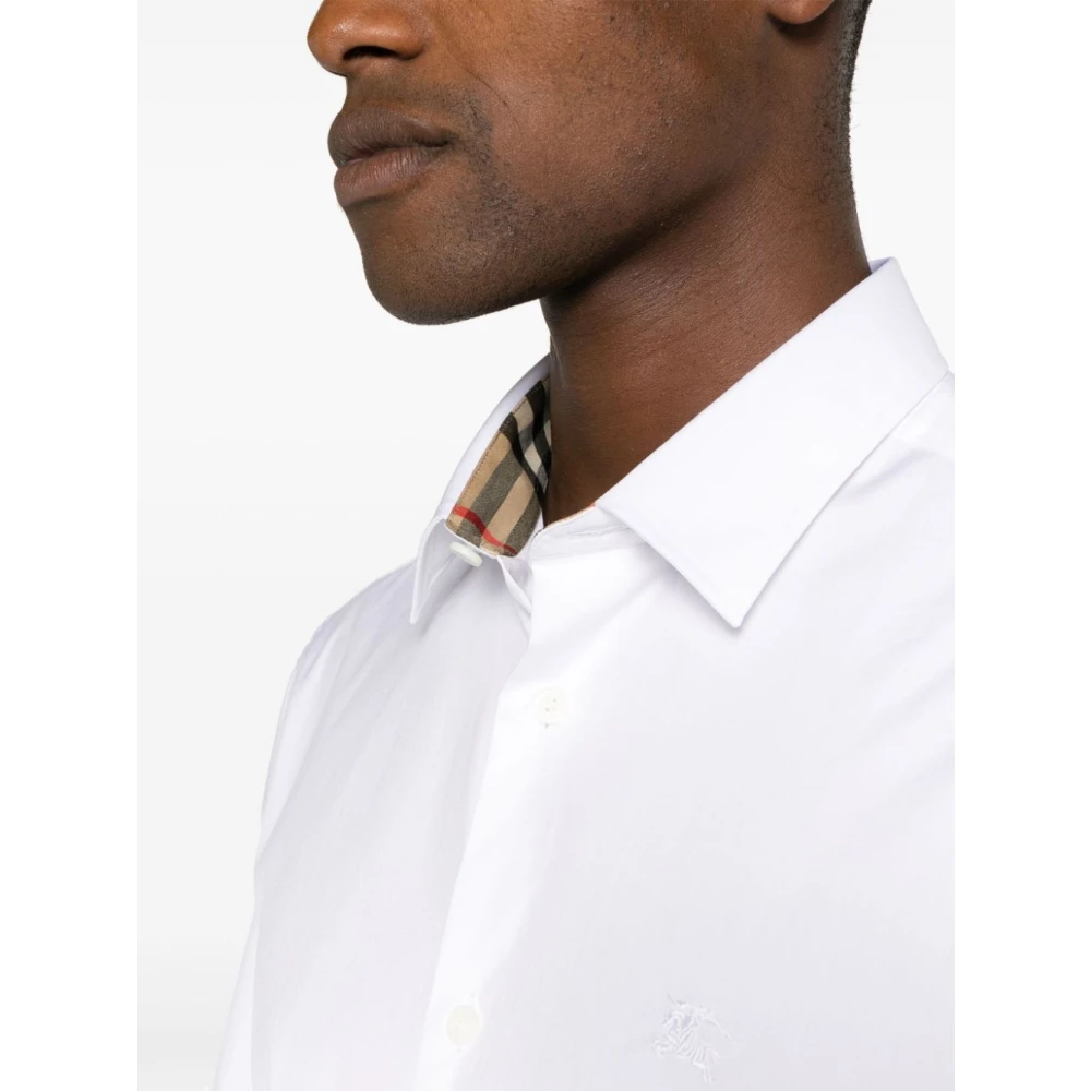 Burberry Witte Casual Overhemden White Heren