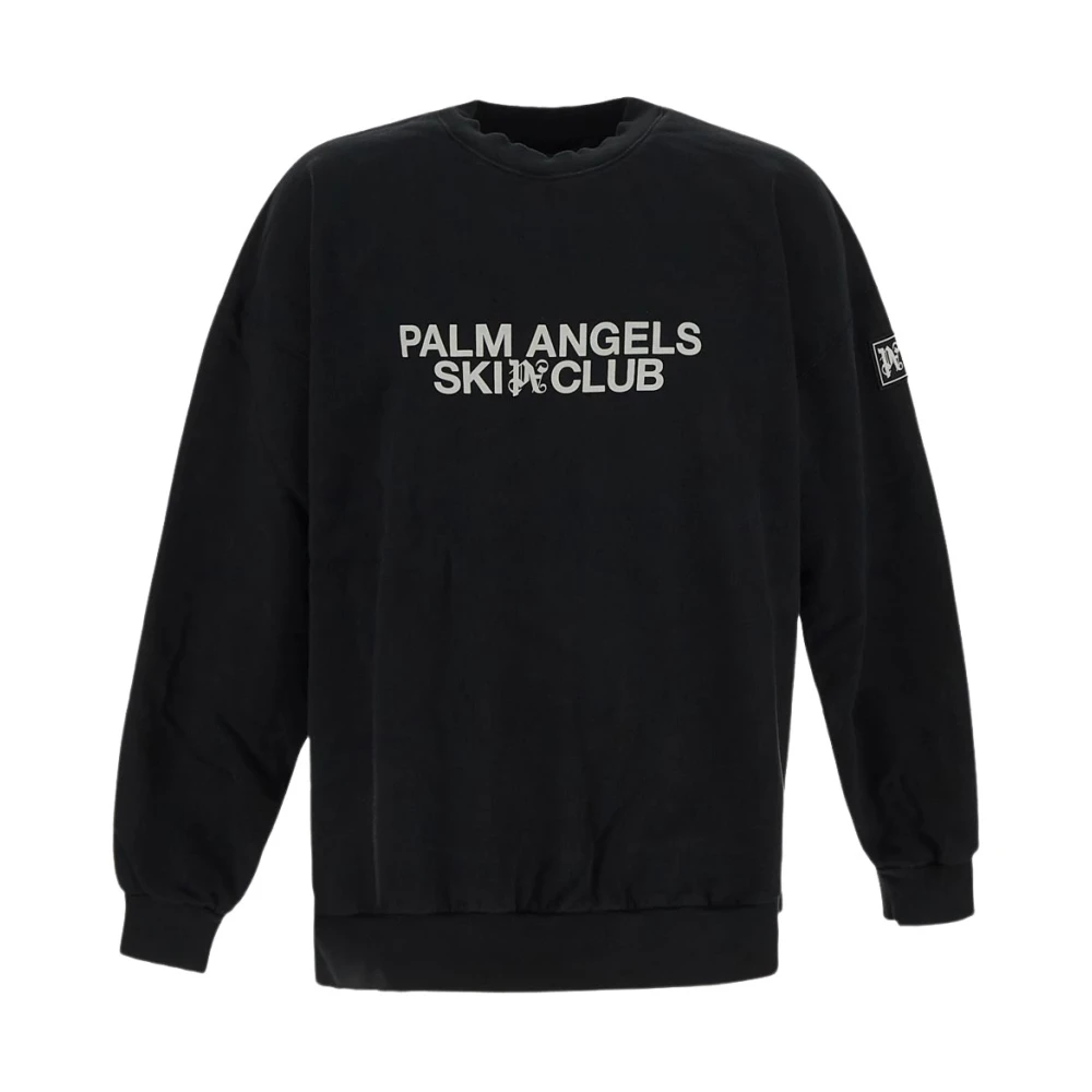 Palm Angels Zwart Oversized Sweatshirt Black Heren