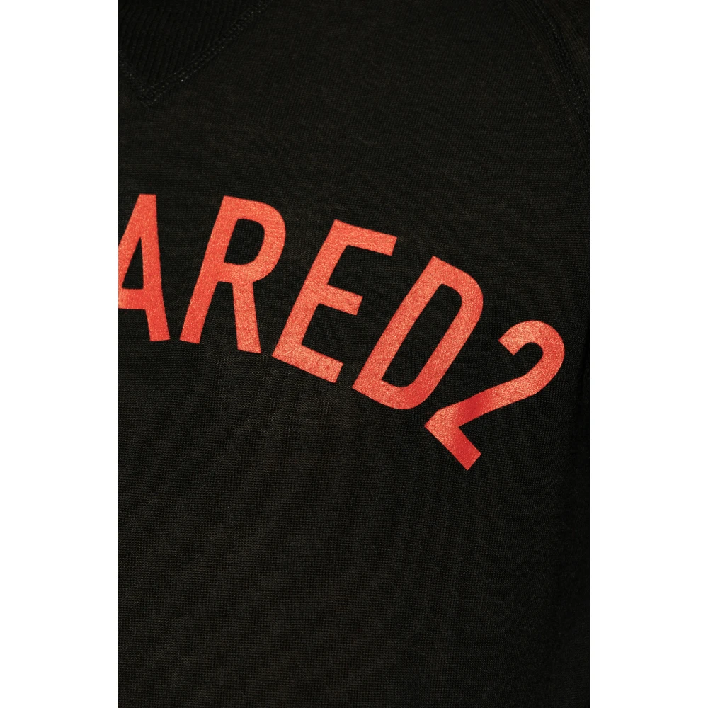 Dsquared2 Wollen trui Black Heren