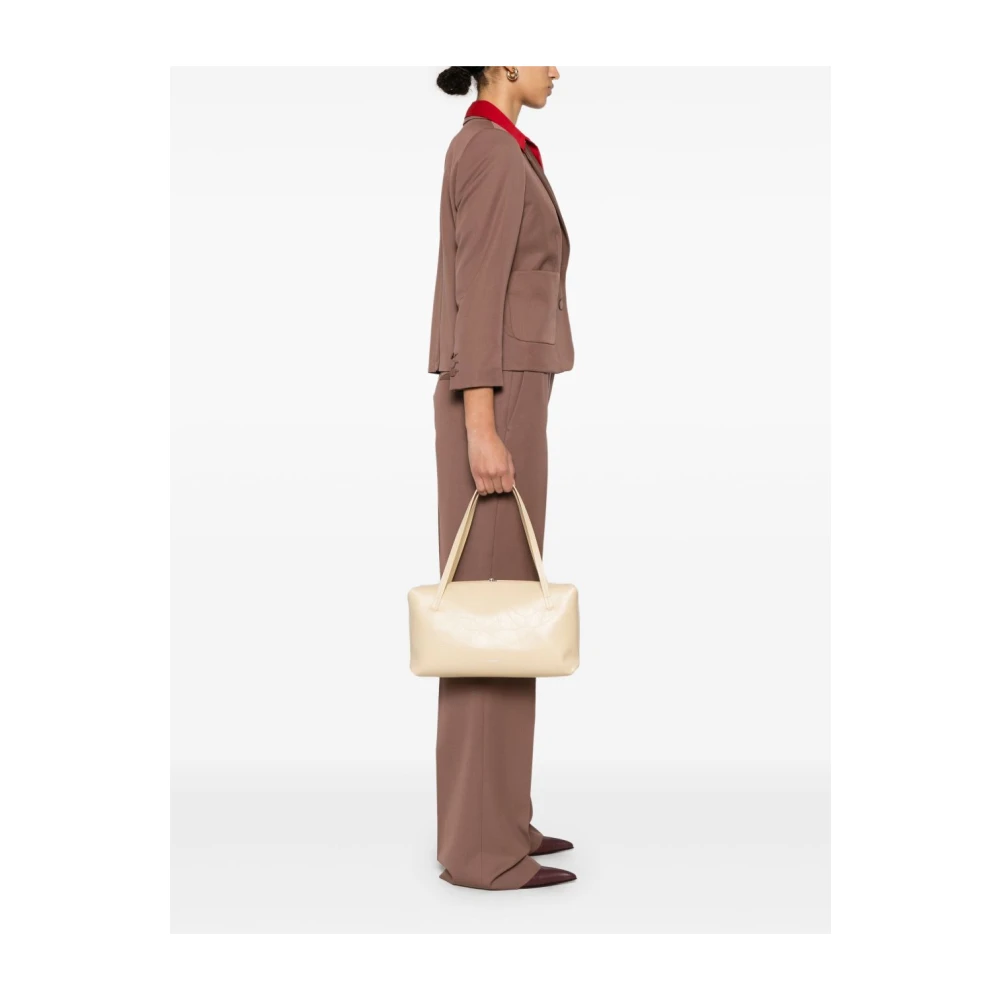 Jil Sander Beige Handtas Elegant Accessoire Beige Dames