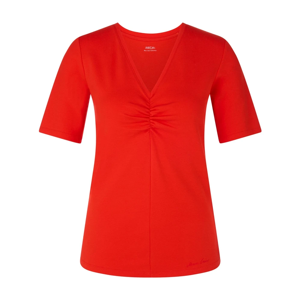 Marc Cain - Tops > T-Shirts - Red - Marc Cain - Modalova