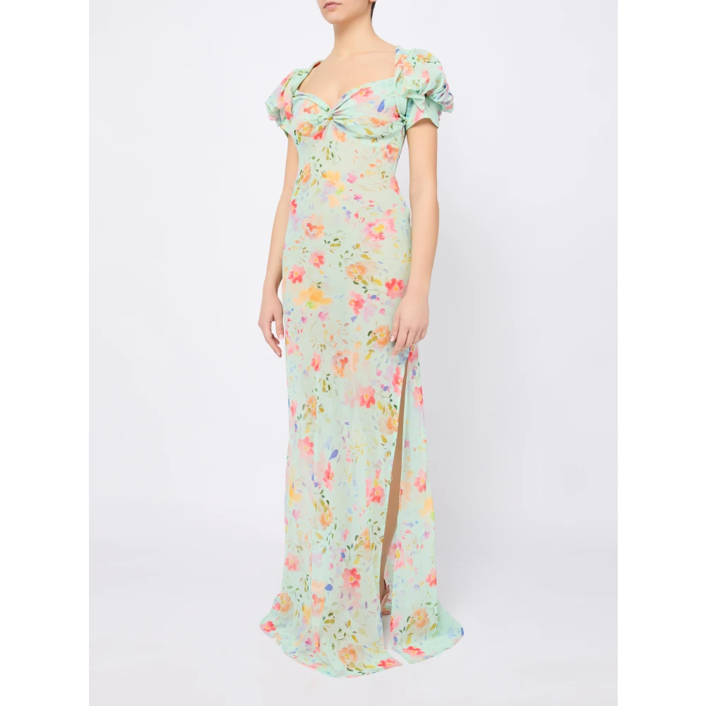 Mar De Margaritas Groene Bloemenjurk Collectie Green Dames