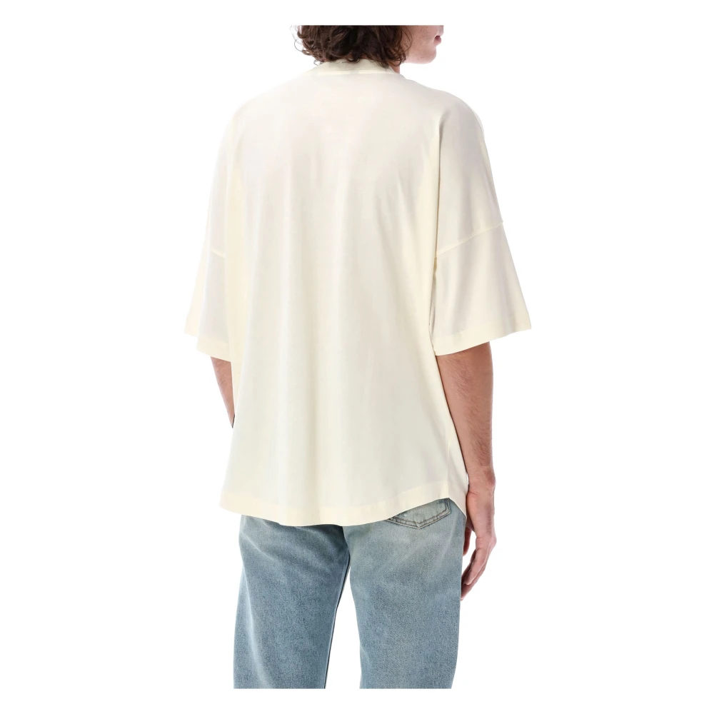 Palm Angels Bear in Mind T-Shirt Off White Brown Beige Heren