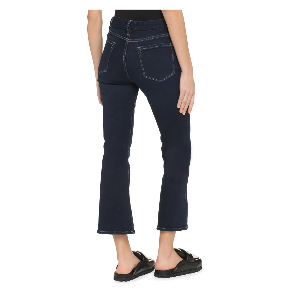 Frame Mini Boot-Cut Jeans met Contraststiksels Blue Dames