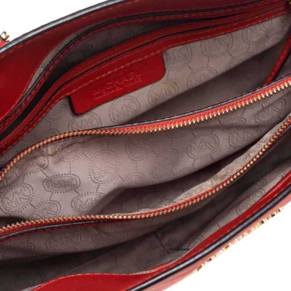 Michael Kors Pre-owned Leather totes Red Dames