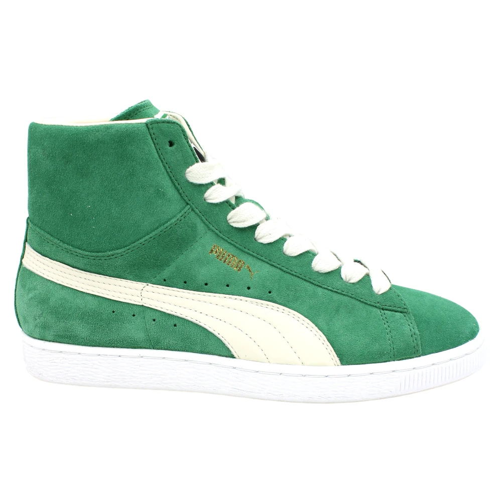 Puma Suede Mid Gum Sole Veterschoen Heren Schoenen Groen
