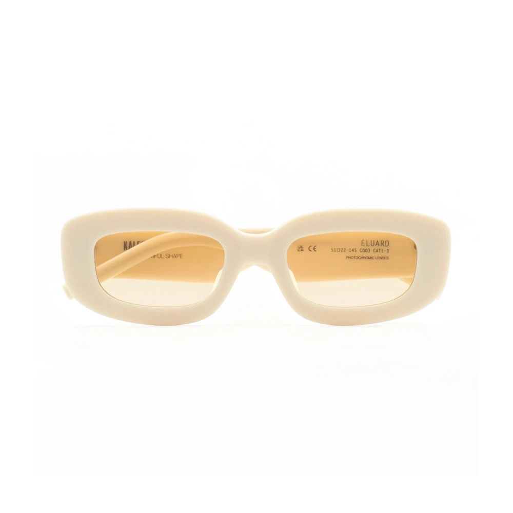 Kaleos Women's White Sunglasses, 51 Mm, Eluard 003 Sunglasses