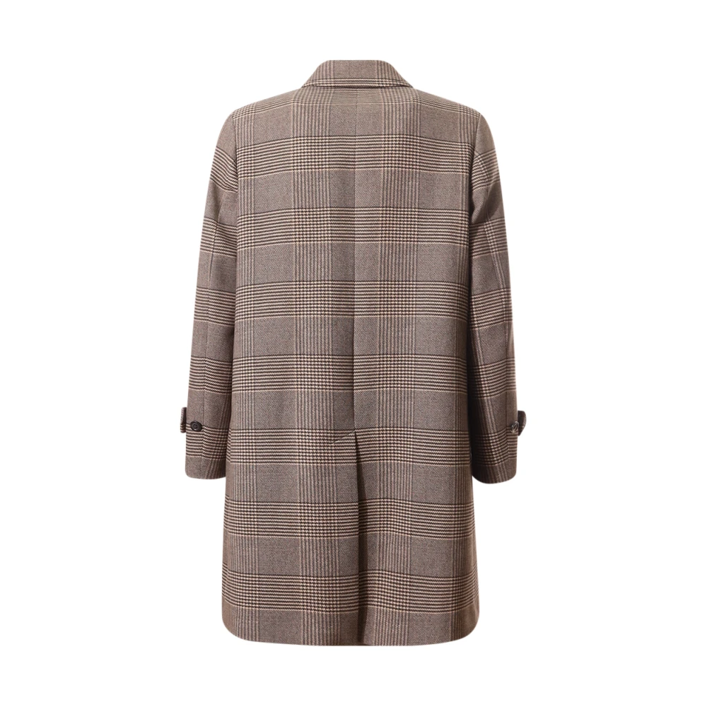 Circolo 1901 Donkerbruine Jas met Knoopsluiting Brown Heren