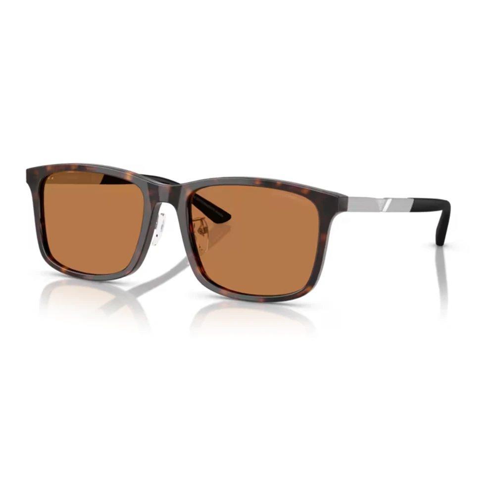 Emporio Armani Men's Brown Man Ea4241d 502673 Sunglasses Acetate Turtle Squared Normal - Image 2