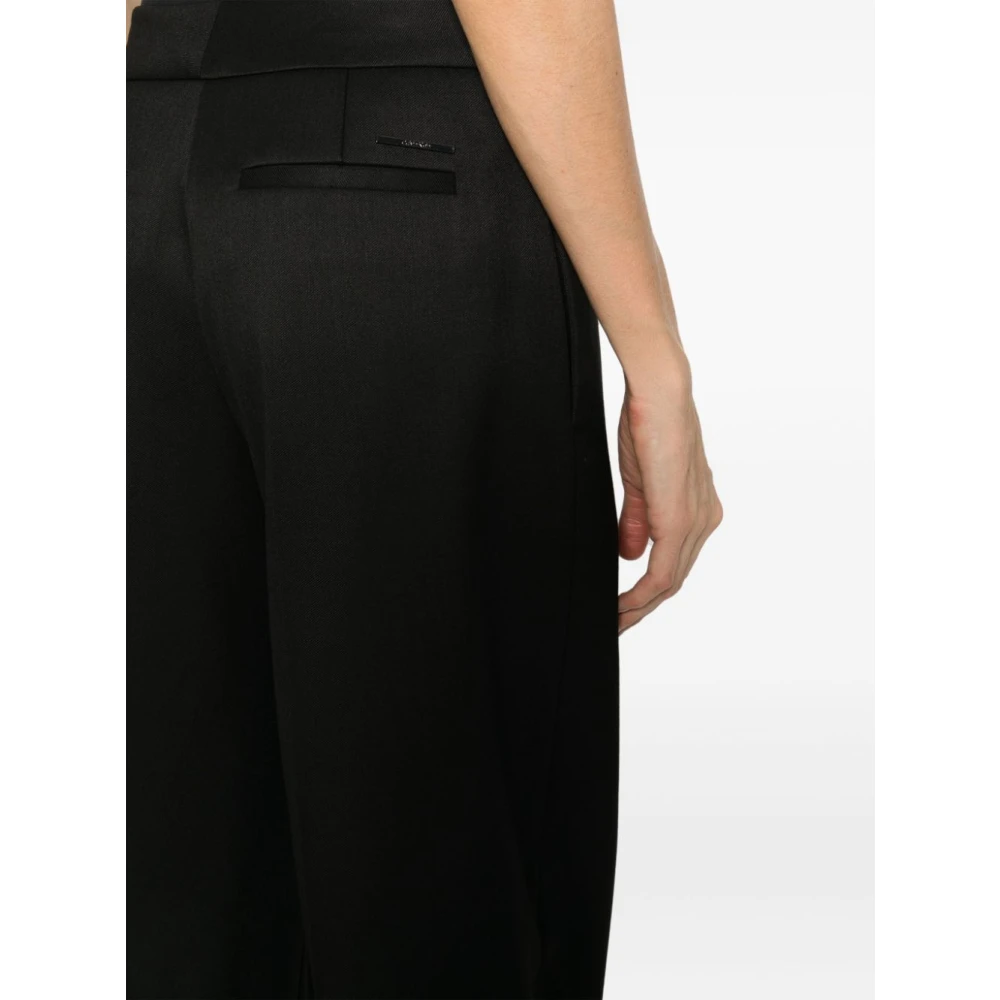 Calvin Klein Zwarte Broek voor Dames Black Dames