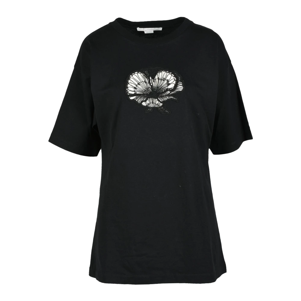 Stella Mccartney Katoenen T-shirt Black Dames