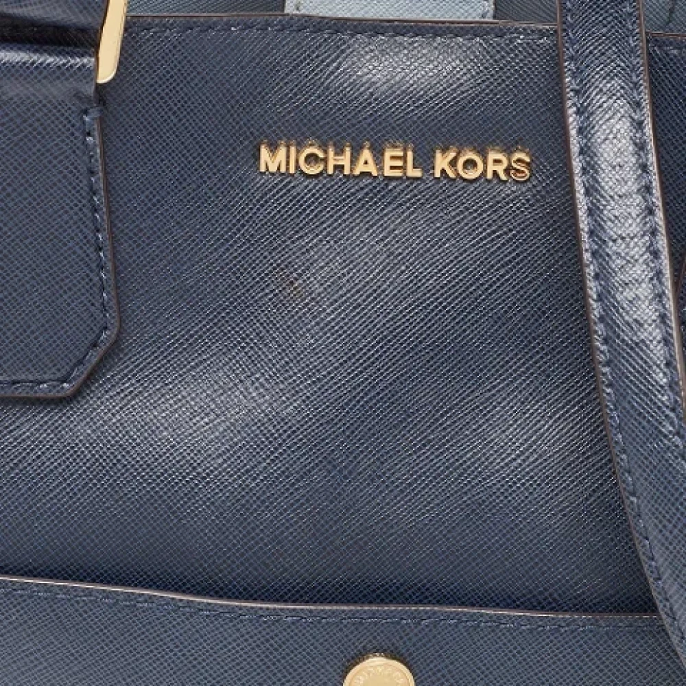 Michael Kors Pre-owned Leather totes Blue Dames