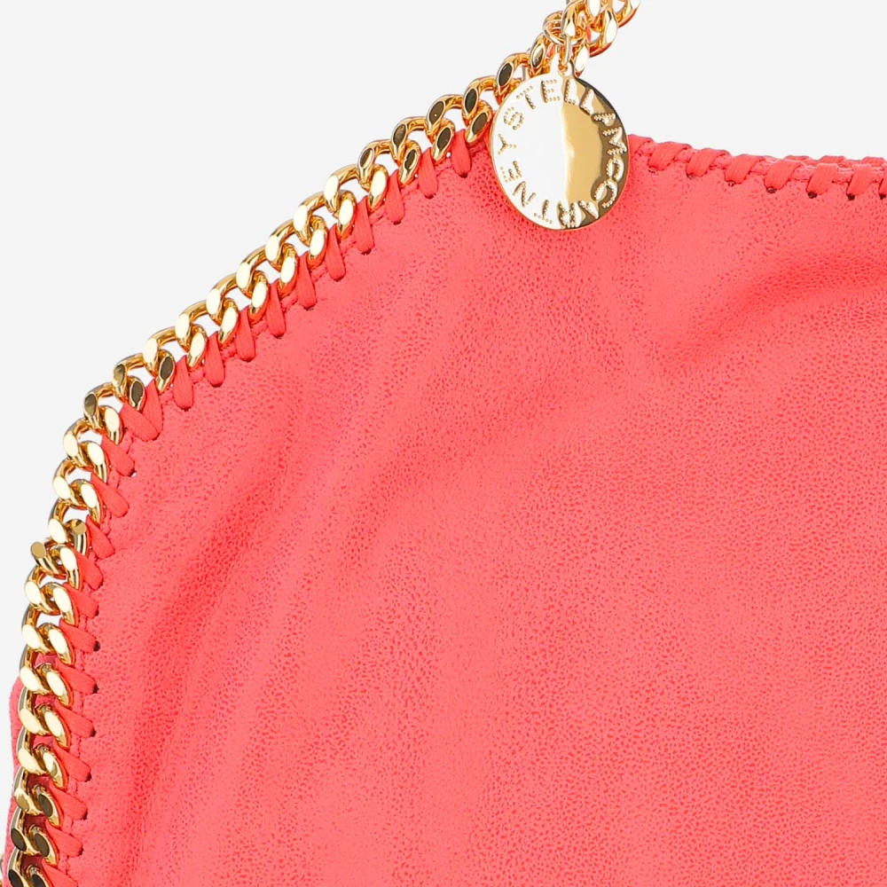 Stella Mccartney Shaggy Deer Chain Trim Tas Pink Dames