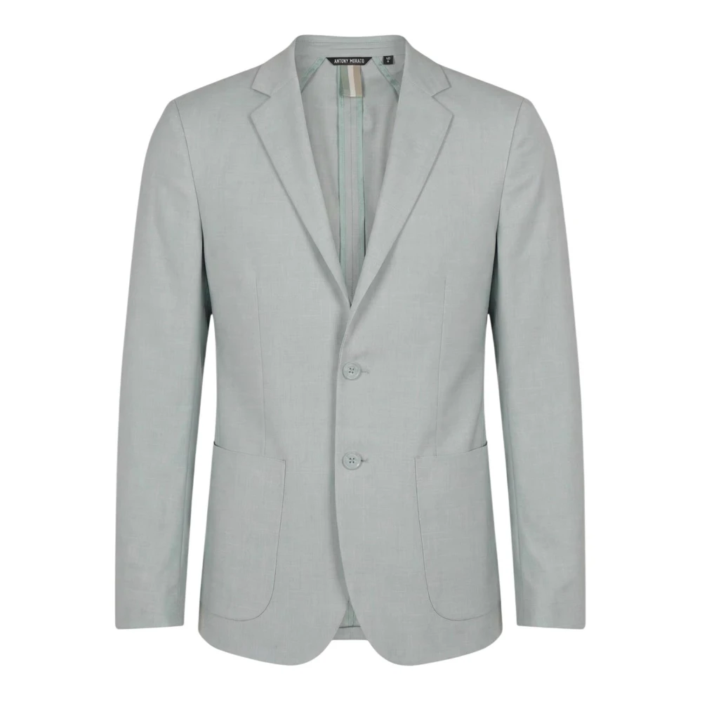 Antony Morato Mannelijk Groente Jassen Heren, Groen, 3XL, Leer, Julie Slim Fit Jacket