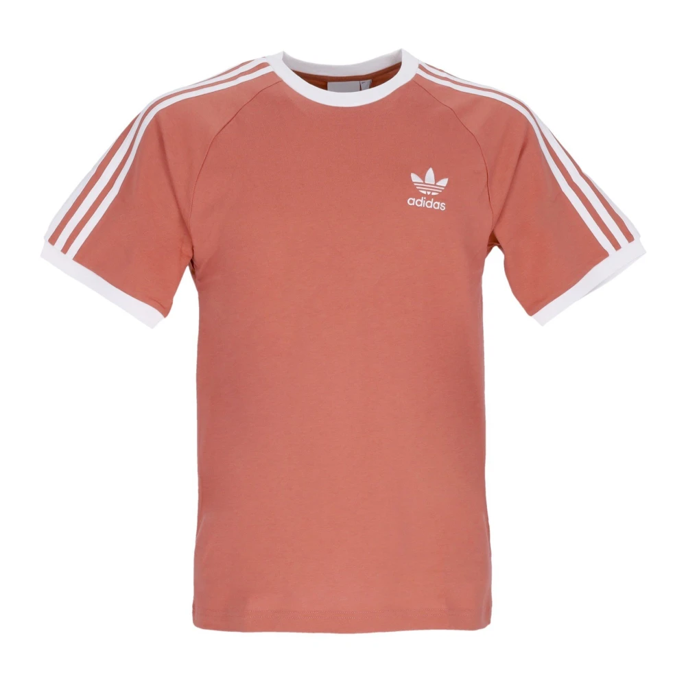 Adidas 3-Stripes Tee Magic Earth Streetwear Collectie Orange Heren